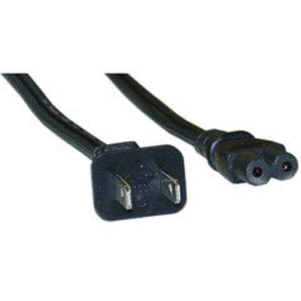 Cable Wholesale Notebook-Laptop Power Cord NEMA 1-15P to C7 Non-Polarized UL CSA rated 6 ft 10W1-13206